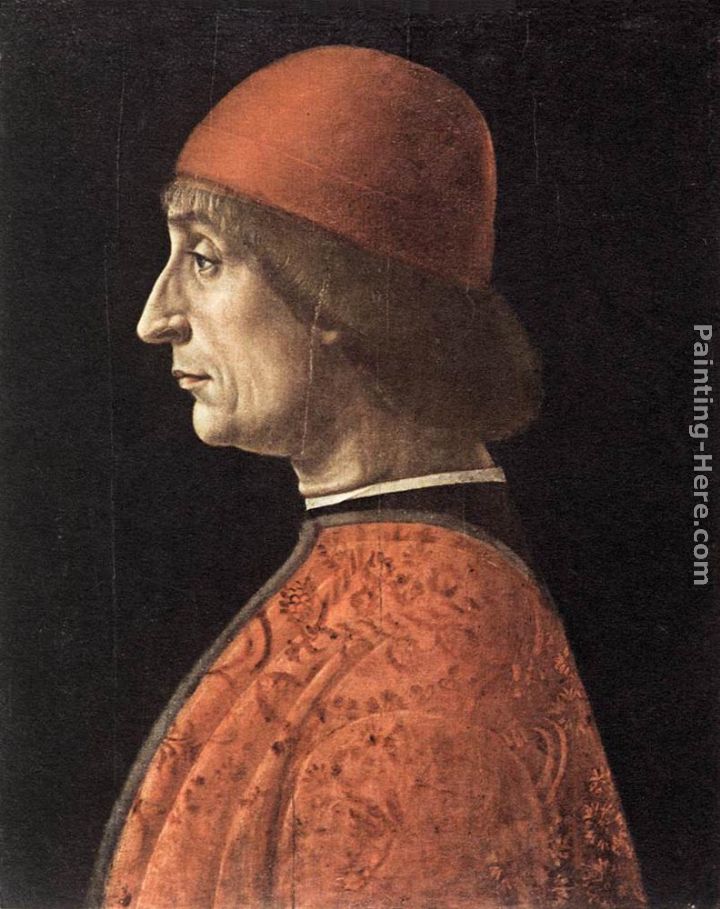 Portrait of Francesco Brivio painting - Vincenzo Foppa Portrait of Francesco Brivio art painting